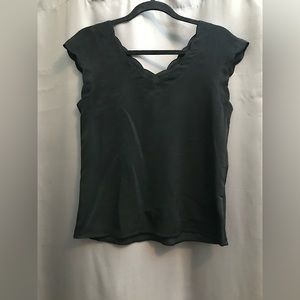 Express sleeveless black blouse size xs